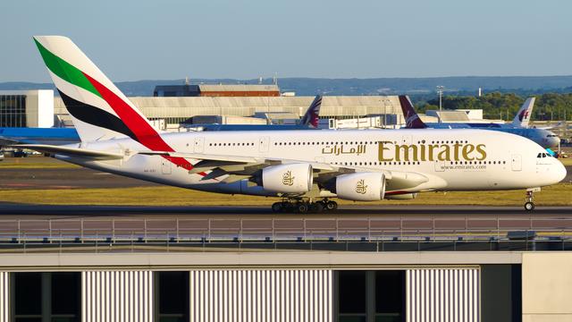 A6-EEI:Airbus A380-800:Emirates Airline